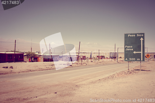 Image of Road in San Pedro de Atacama, Chile