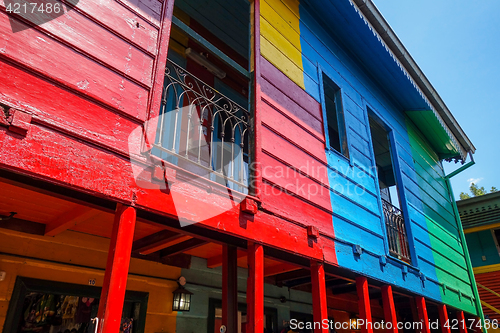Image of Colorful houses in Caminito, Buenos Aires