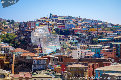 Image of Valparaiso cityscape, Chile