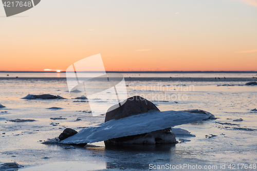 Image of Ice formation by the coast