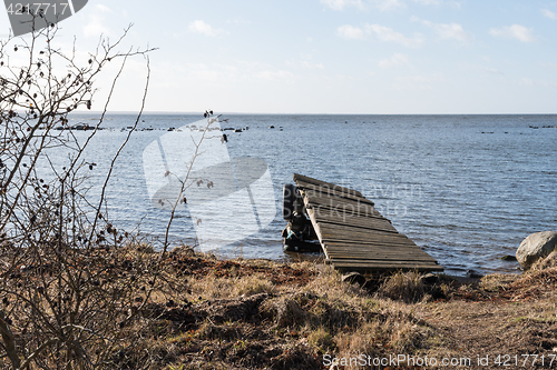 Image of Old damaged jetty