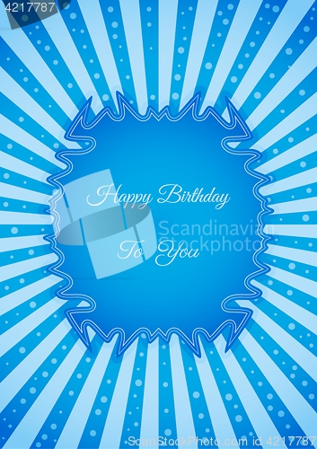 Image of Decorative birthday label