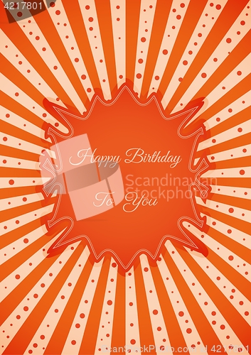 Image of Decorative birthday label