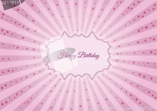 Image of Decorative birthday label