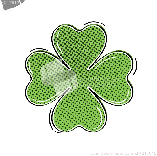 Image of comic clover illustration