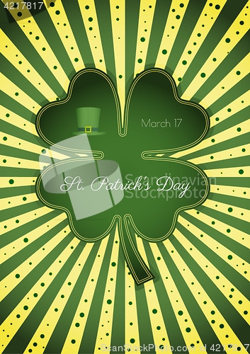 Image of Saint Patrick\'s day celebration card