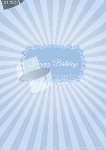 Image of Decorative birthday label