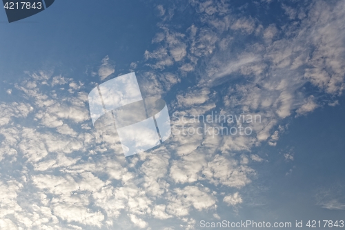 Image of sky with clouds