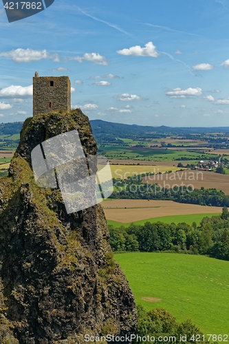 Image of Ruins of medieval gothic castle Trosky