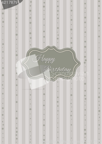 Image of Decorative birthday label