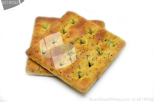 Image of Salty crackers stack 