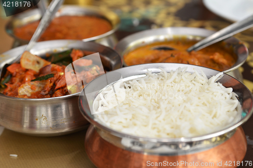 Image of Indian curry meal