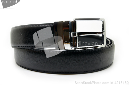 Image of Men black belt isolated