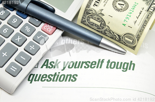 Image of Ask yourself tough questions