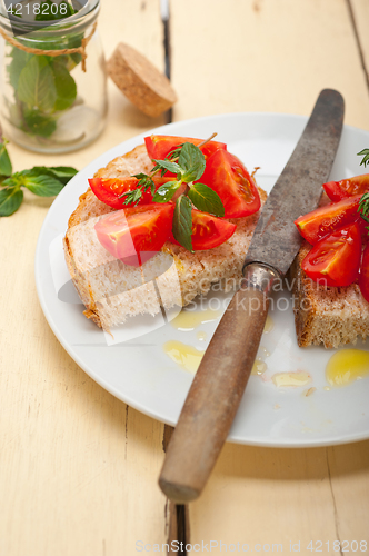 Image of Italian tomato bruschetta