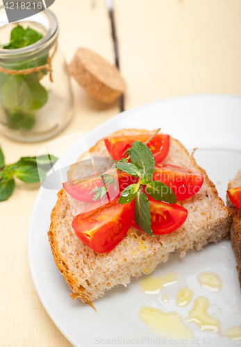 Image of Italian tomato bruschetta