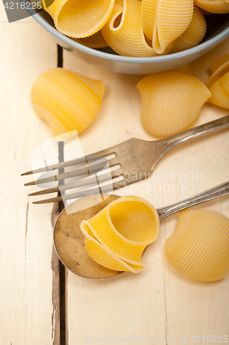 Image of Italian snail lumaconi pasta 