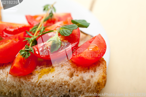 Image of Italian tomato bruschetta