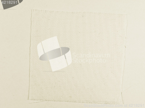 Image of Vintage looking White fabric sample