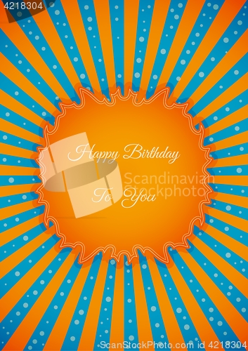 Image of Decorative birthday label