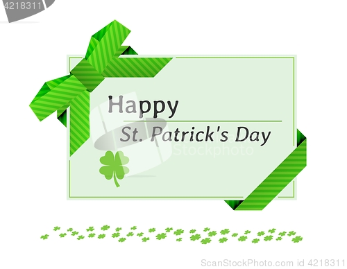 Image of Saint Patrick\'s day celebration card