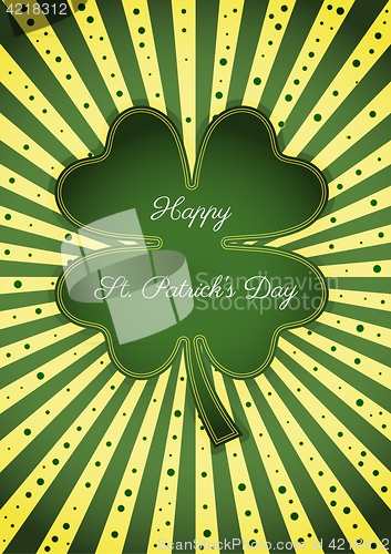 Image of Saint Patrick\'s day celebration card