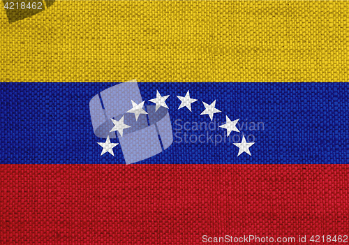 Image of Textured flag of Venezuela in nice colors