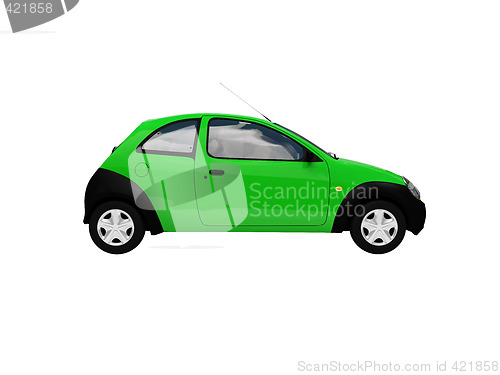 Image of isolated smarty car side view