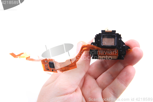 Image of parts of dslr camera