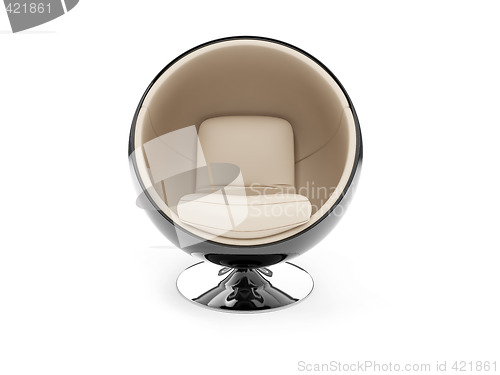 Image of isolated modern furniture view