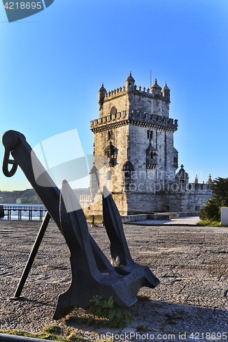 Image of Belem Tower - Torre De Belem In Lisbon, Portugal 