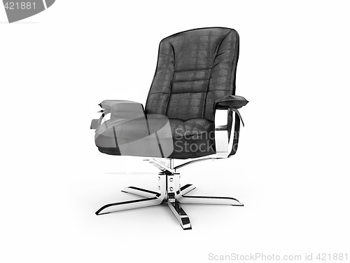 Image of Leather armchair for chief and boss