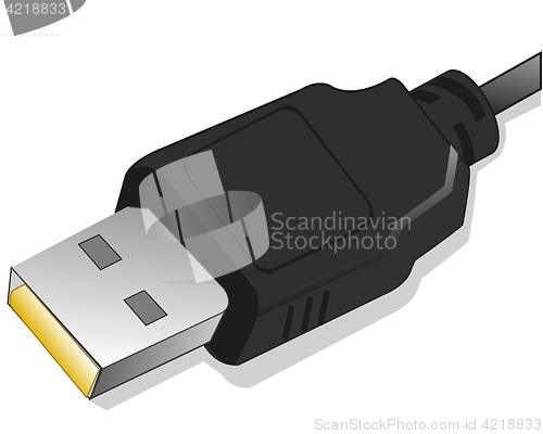 Image of Cable and connector