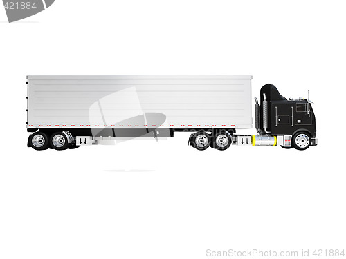 Image of isolated big car side view