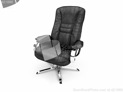 Image of Leather armchair for chief and boss