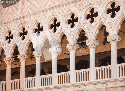 Image of Venice, Italy - Columns perspective