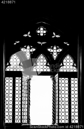 Image of Medieval window silhouette