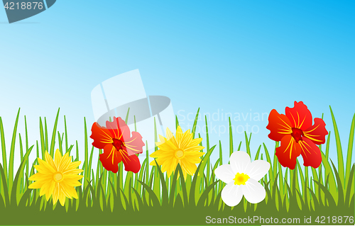 Image of Glade with flower