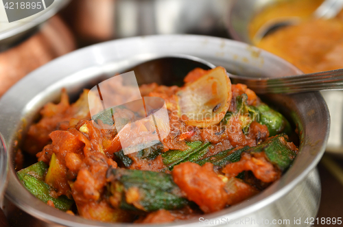 Image of Bhindi masala or okra curry