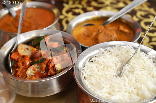 Image of Indian curry meal