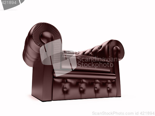 Image of Leather royal armchair