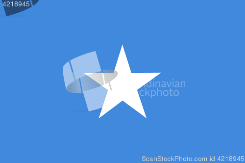 Image of Colored flag of Somalia