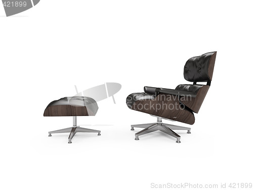 Image of isolated modern furniture view