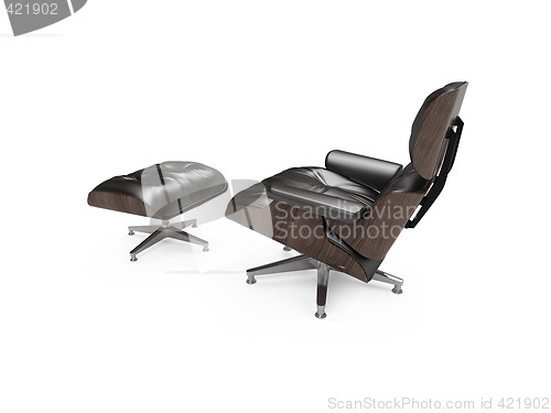 Image of isolated modern furniture view