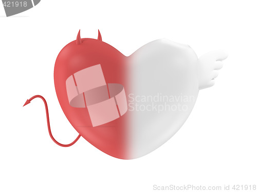 Image of Good Evil heart