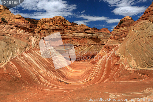 Image of The Wave Navajo Sand Formation in Arizona USA