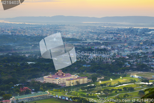 Image of myanmar mandalay sunset