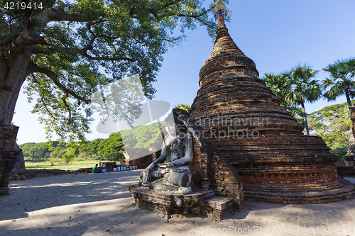 Image of Buddha in sagaing , Mandalay