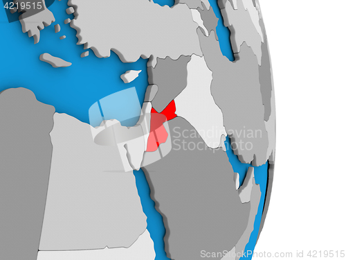 Image of Jordan on globe