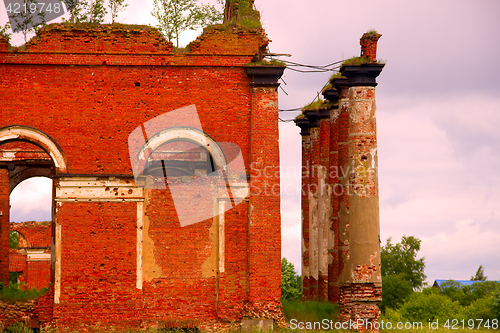 Image of Majestic Ruins of stables and headquarters of hussars